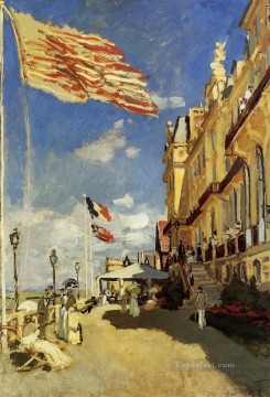  Trouville Painting - Hotel des Roches Noires Trouville Claude Monet